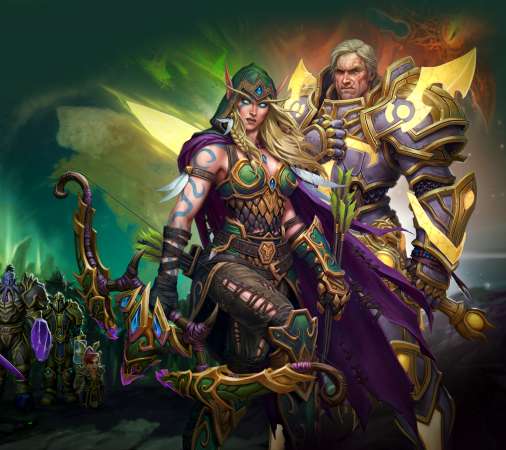 World of Warcraft Mobiele Horizontaal achtergrond