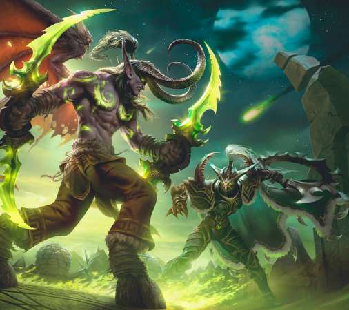 World of Warcraft: Burning Crusade Classic Mobiele Horizontaal achtergrond