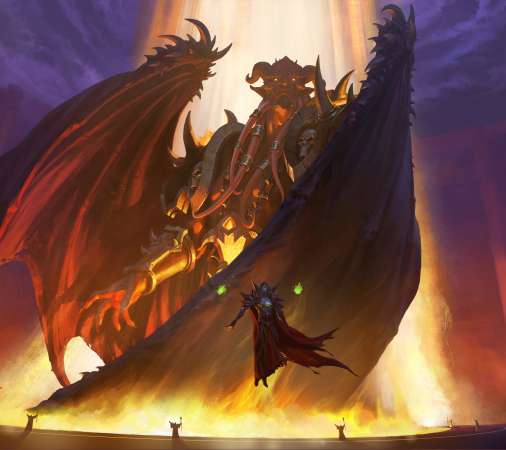 World of Warcraft: Burning Crusade Classic Mobiele Horizontaal achtergrond