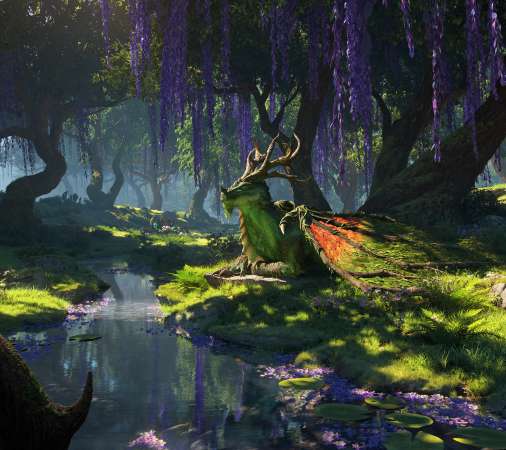 World of Warcraft: Dragonflight Mobiele Horizontaal achtergrond