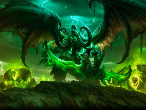 World of Warcraft: Legion Mobiele Horizontaal achtergrond