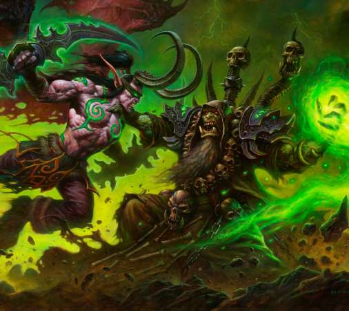 World of Warcraft: Legion Mobiele Horizontaal achtergrond