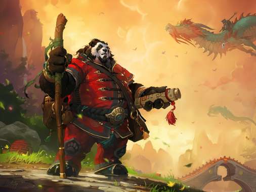 World of Warcraft: Mists of Pandaria Mobiele Horizontaal achtergrond