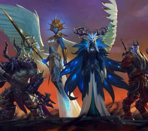 World of Warcraft: Shadowlands Mobiele Horizontaal achtergrond