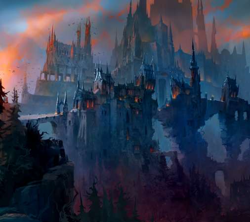 World of Warcraft: Shadowlands Mobiele Horizontaal achtergrond