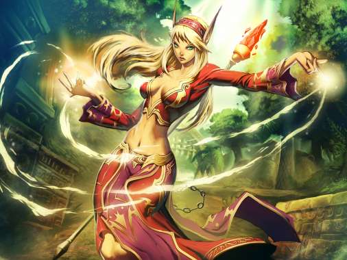 World of Warcraft: Trading Card Game Mobiele Horizontaal achtergrond