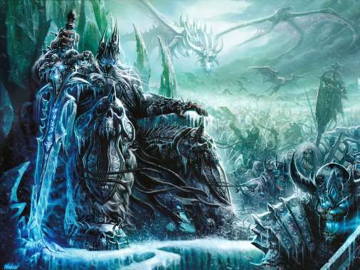 World of Warcraft: Wrath of the Lich King Mobiele Horizontaal achtergrond