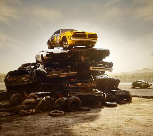 Wreckfest Mobiele Horizontaal achtergrond