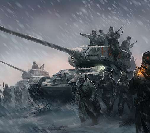 Company of Heroes 2 Mobiele Horizontaal achtergrond