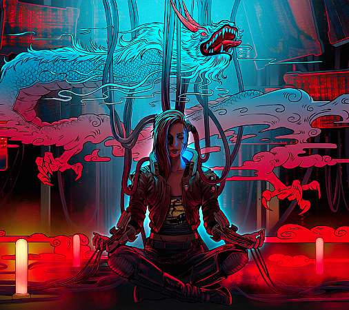 Cyberpunk 2077: Phantom Liberty Mobiele Horizontaal achtergrond