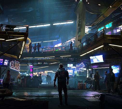 Cyberpunk 2077: Phantom Liberty Mobiele Horizontaal achtergrond