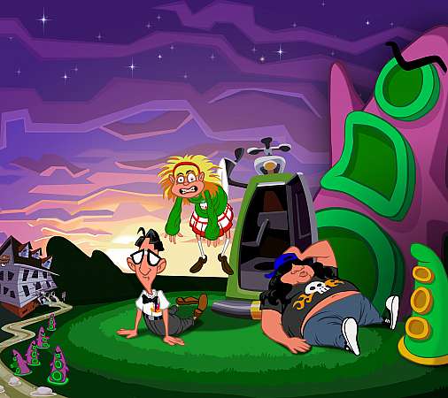 Day of the Tentacle Remastered Mobiele Horizontaal achtergrond