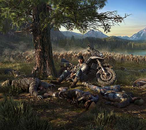 Days Gone Mobiele Horizontaal achtergrond