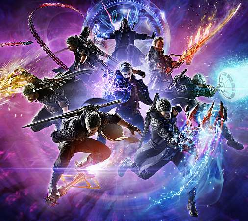 Devil May Cry 5 Mobiele Horizontaal achtergrond