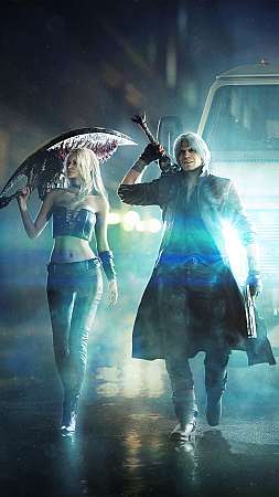 Devil May Cry 5 Mobiele Verticaal achtergrond