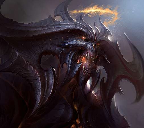 Diablo 3 Fan Art Mobiele Horizontaal achtergrond