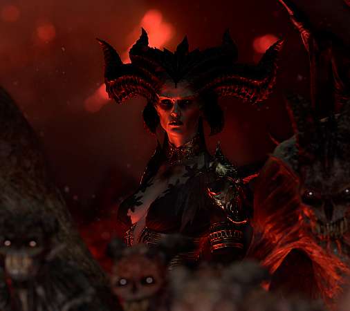 Diablo 4 Mobiele Horizontaal achtergrond