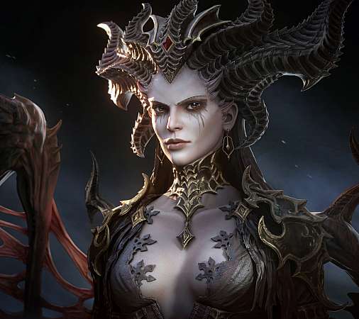 Diablo 4 fan art Mobiele Horizontaal achtergrond