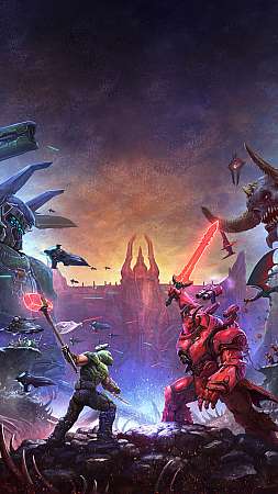 Doom Eternal: The Ancient Gods Mobiele Verticaal achtergrond