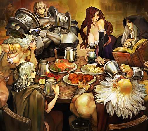 Dragon's Crown Mobiele Horizontaal achtergrond