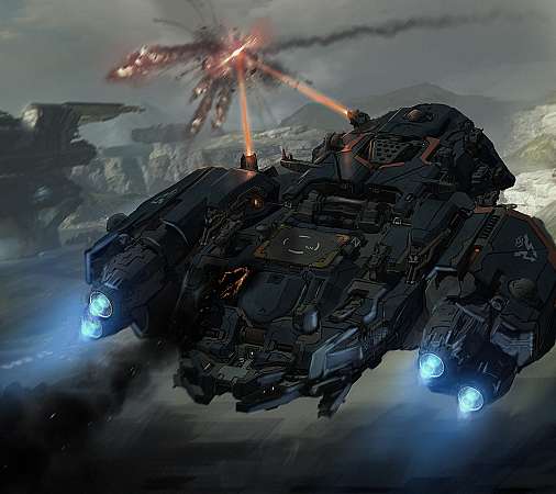 Dreadnought Mobiele Horizontaal achtergrond