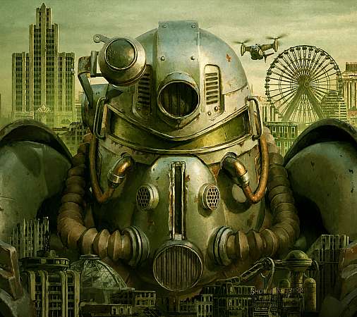 Fallout 76: Atlantic City Boardwalk Paradise Mobiele Horizontaal achtergrond