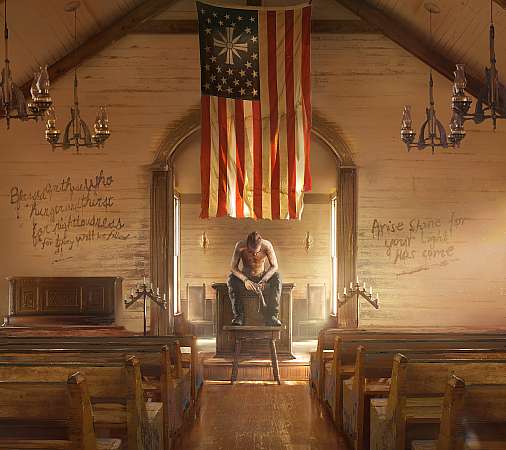 Far Cry 5 Mobiele Horizontaal achtergrond