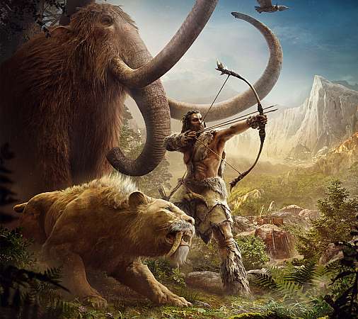 Far Cry Primal Mobiele Horizontaal achtergrond