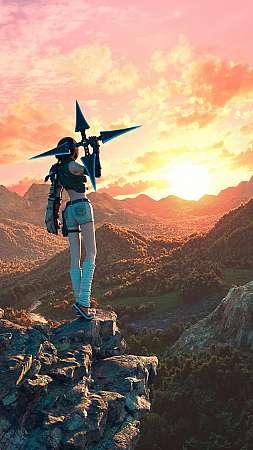 Final Fantasy VII Rebirth Mobiele Verticaal achtergrond