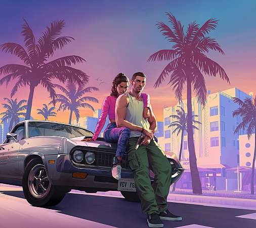 Grand Theft Auto 6 Mobiele Horizontaal achtergrond