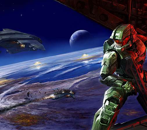 Halo 2 Mobiele Horizontaal achtergrond