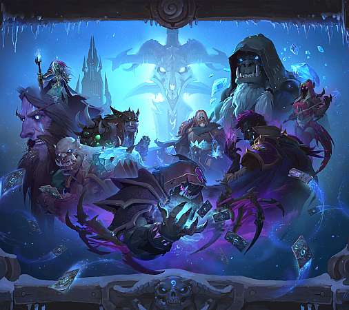 Hearthstone: Heroes of Warcraft - Knights of the Frozen Throne Mobiele Horizontaal achtergrond