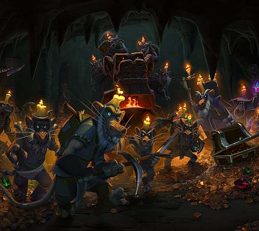 Hearthstone: Heroes of Warcraft - Kobolds & Catacombs Mobiele Horizontaal achtergrond