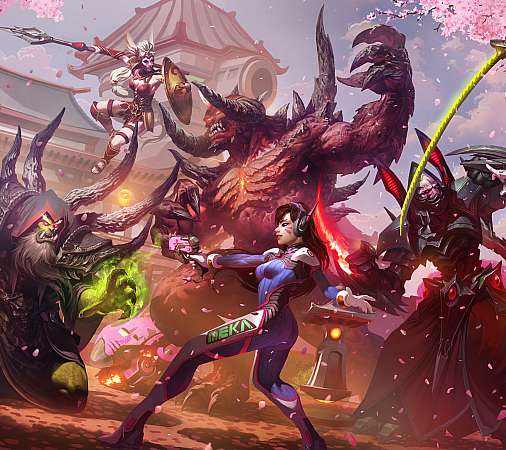 Heroes of the Storm Mobiele Horizontaal achtergrond