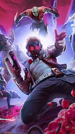 Marvel's Guardians of the Galaxy Mobiele Verticaal achtergrond