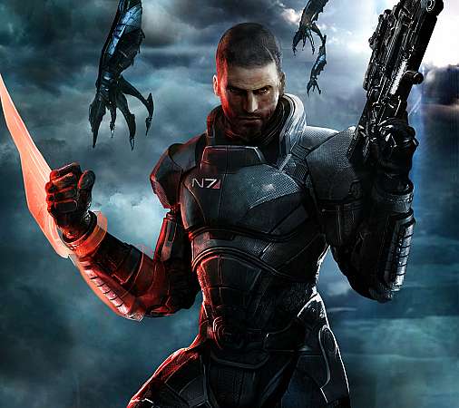 Mass Effect 3 Mobiele Horizontaal achtergrond