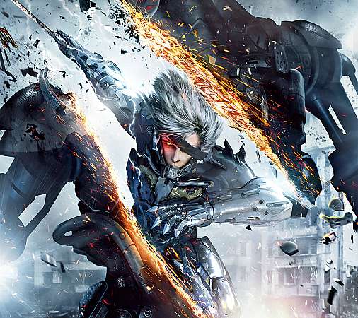 Metal Gear Rising: Revengeance Mobiele Horizontaal achtergrond