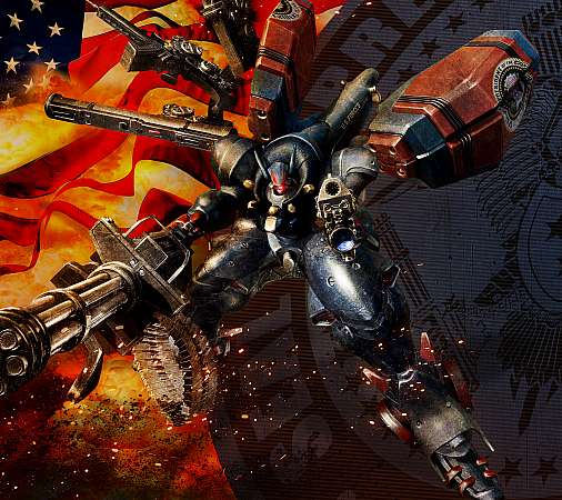 Metal Wolf Chaos XD Mobiele Horizontaal achtergrond