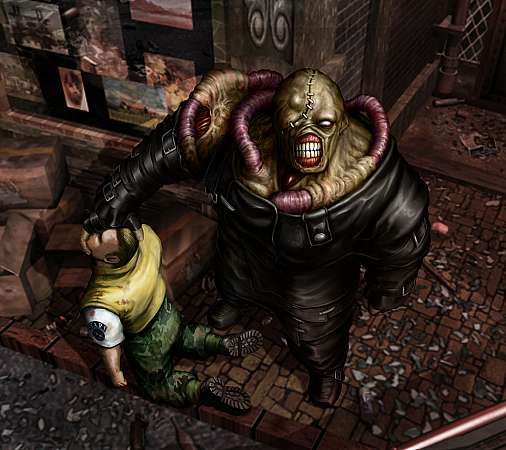 Resident Evil 3 Mobiele Horizontaal achtergrond