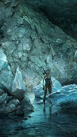 Rise of the Tomb Raider Mobiele Verticaal achtergrond
