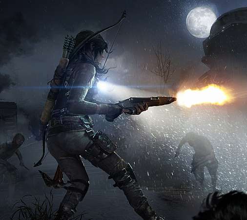 Rise of the Tomb Raider: Cold Darkness Awakened Mobiele Horizontaal achtergrond