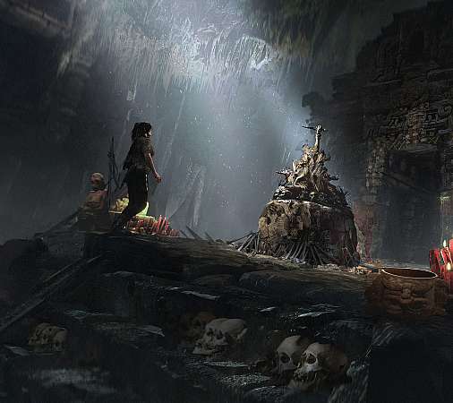 Shadow of the Tomb Raider Mobiele Horizontaal achtergrond