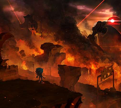 Sonic Forces Mobiele Horizontaal achtergrond