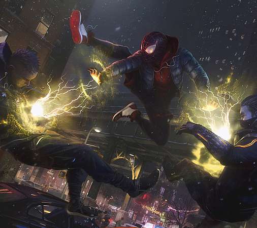 Spider-Man: Miles Morales Mobiele Horizontaal achtergrond