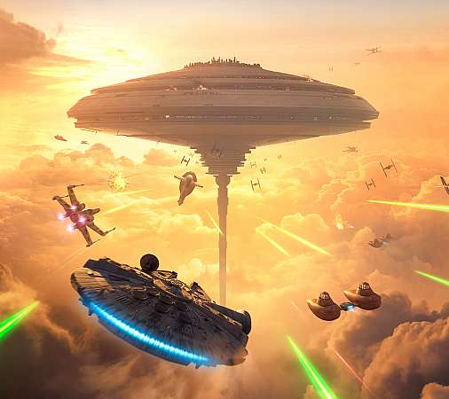 Star Wars - Battlefront: Bespin Mobiele Horizontaal achtergrond