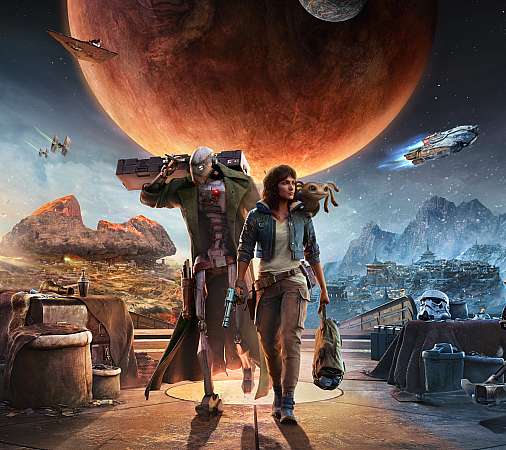 Star Wars: Outlaws Mobiele Horizontaal achtergrond