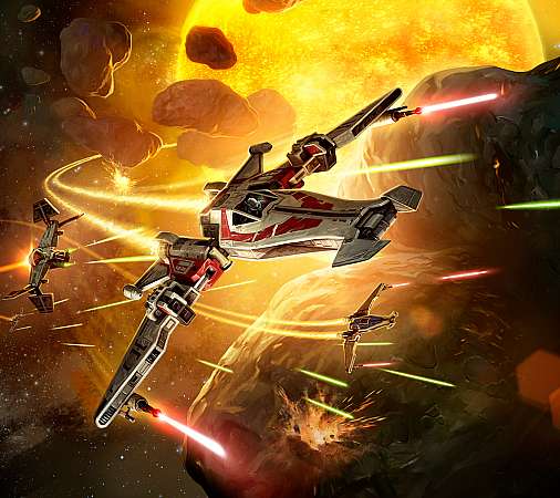 Star Wars: The Old Republic - Galactic Starfighter Mobiele Horizontaal achtergrond