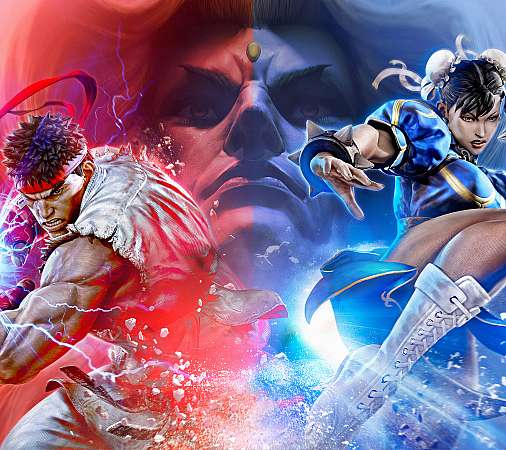 Street Fighter 5 Mobiele Horizontaal achtergrond