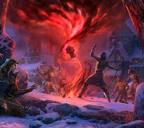 The Elder Scrolls Online: Harrowstorm Mobiele Horizontaal achtergrond