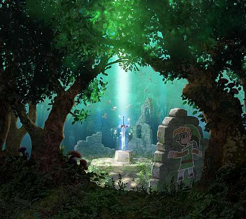 The Legend of Zelda: A Link Between Worlds Mobiele Horizontaal achtergrond